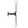Tooq Soporte Pared TV LP1355TN-B VESA Hasta 400x400mm Compatible 55 Pulgadas hasta 55 Pulgadas Inclinable Giratorio Negro